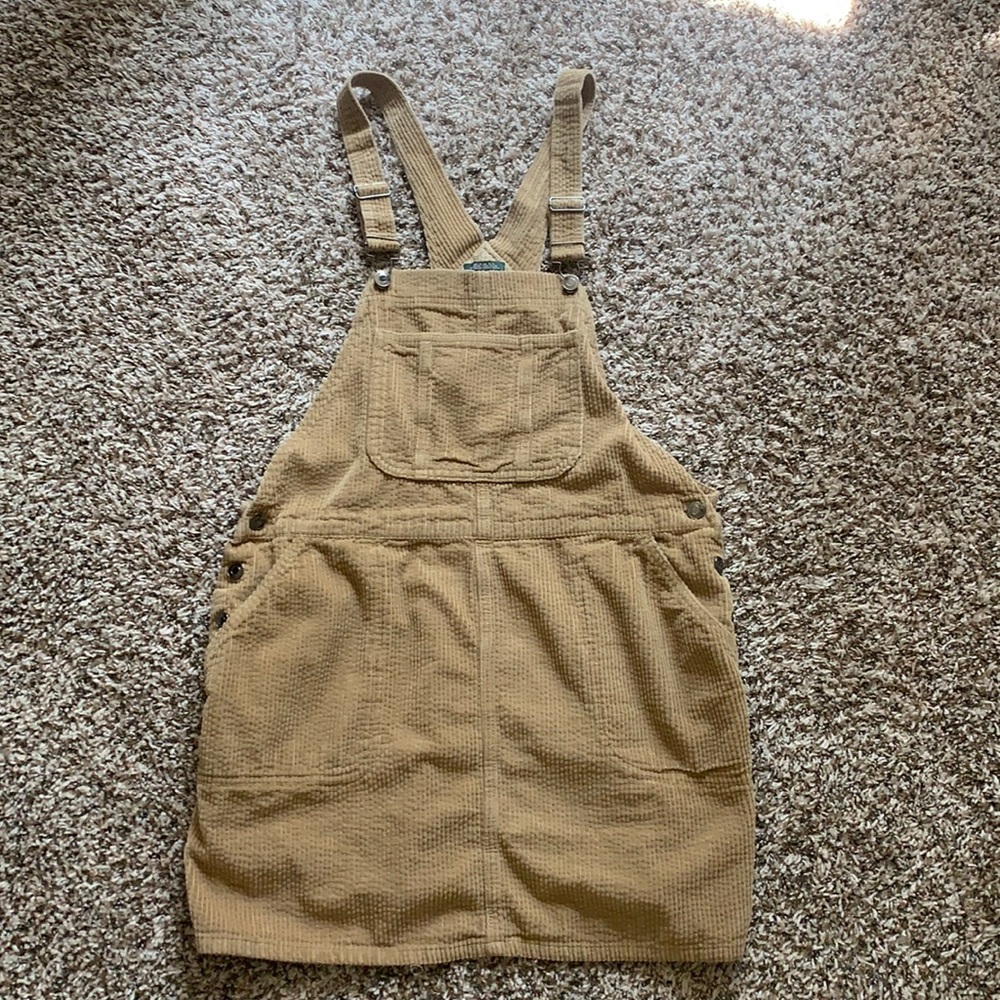 Wild Fable Mini Corduroy Overalls Dress